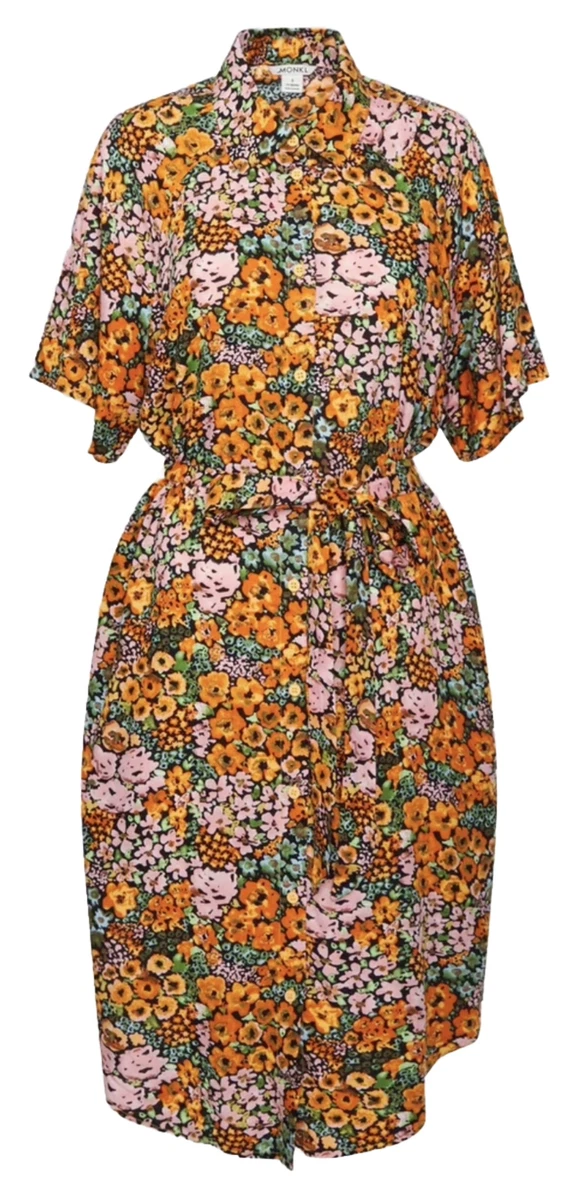 Monki midi shirt dress sale