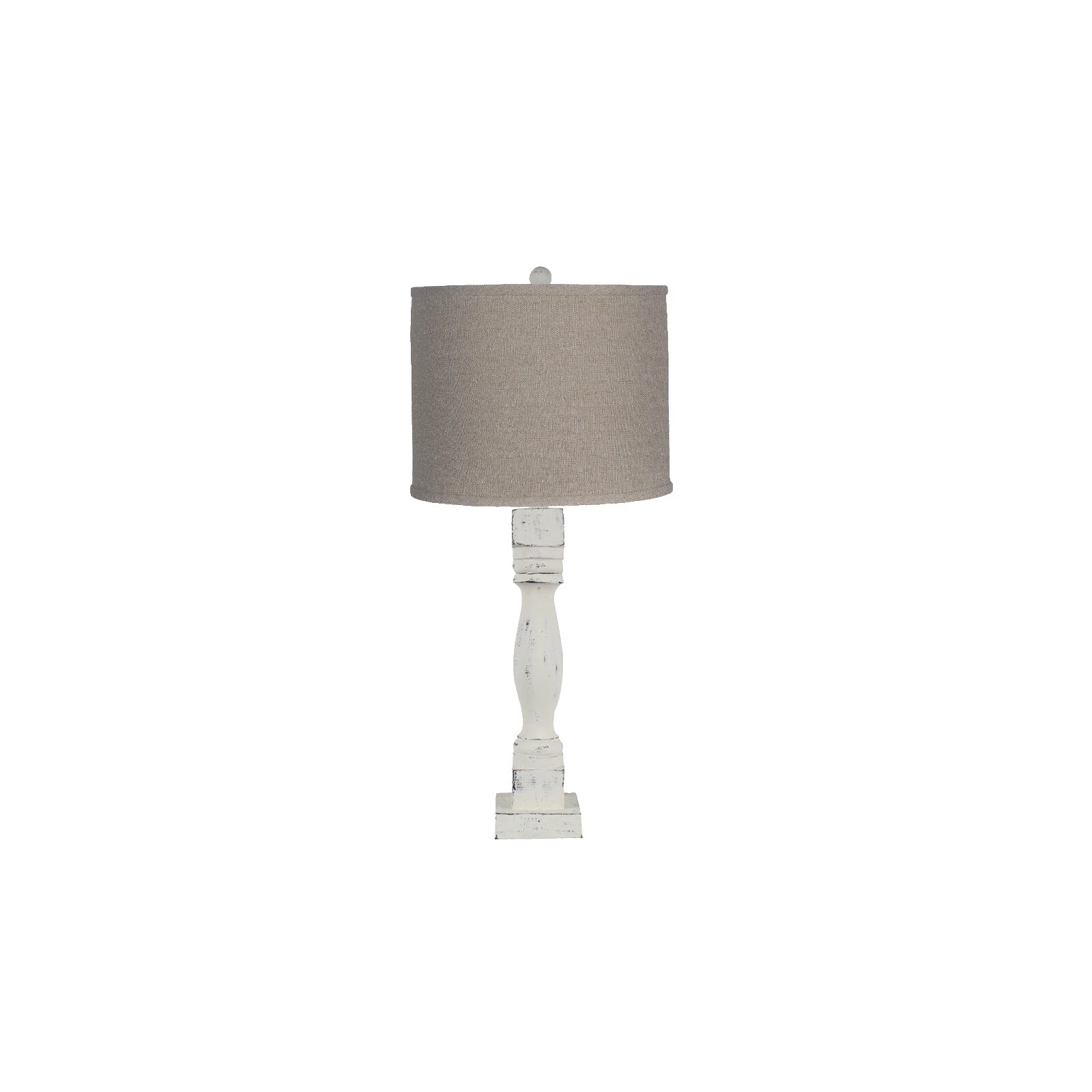 White Fabric Traditional Lamp Shades