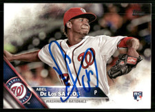 2016 Topps ABEL DE LOS SANTOS Signed Card autograph NATIONALS RC AUTO
