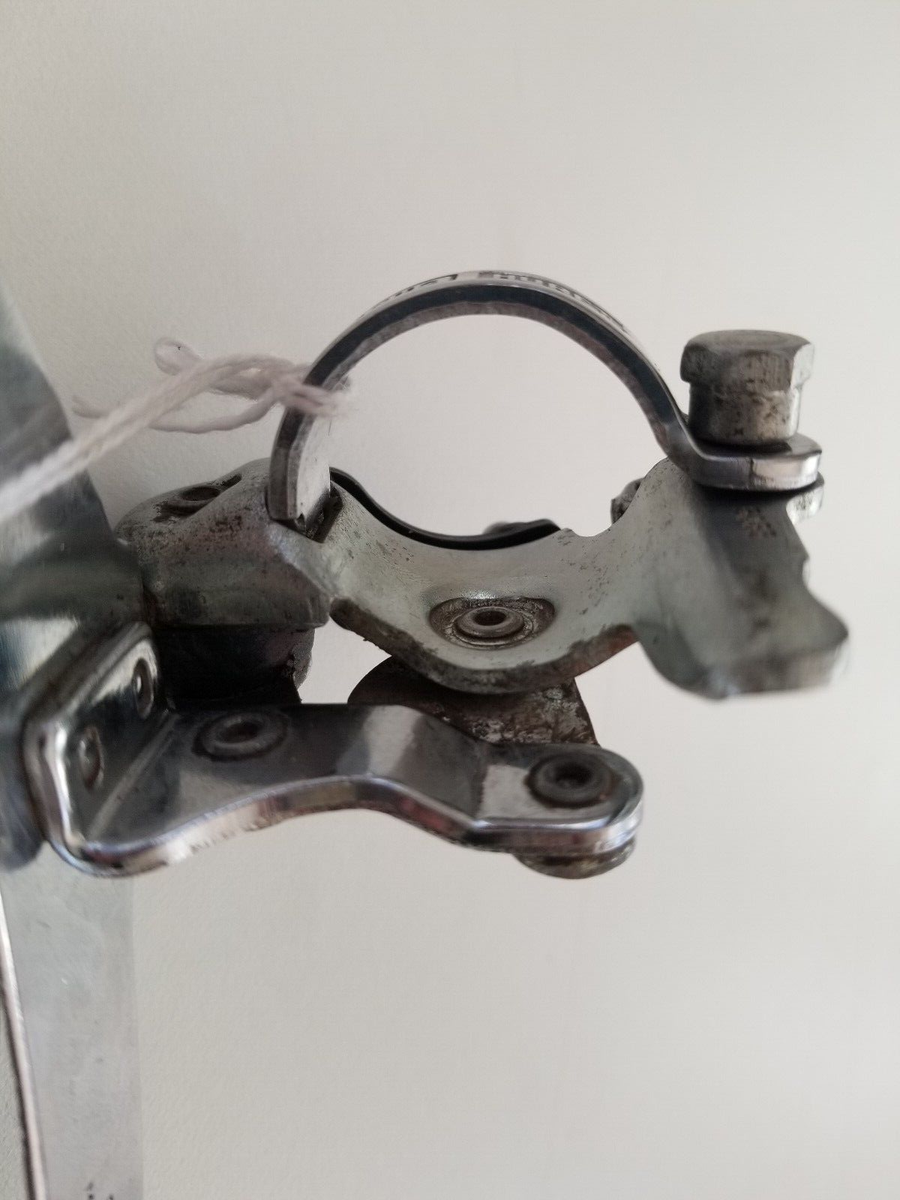 Dérailleur avant vélo de route vintage Sachs-Huret - monté sur pince #5083