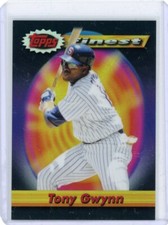 2021 Topps Finest 1994 Variation Black Refractor #207 Tony Gwynn No 21 of 25