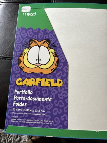 Garfield COMPUTE THIS! Pocket Folder by Mead Jim Davis PeeChee New/Unused - Bild 2 von 4