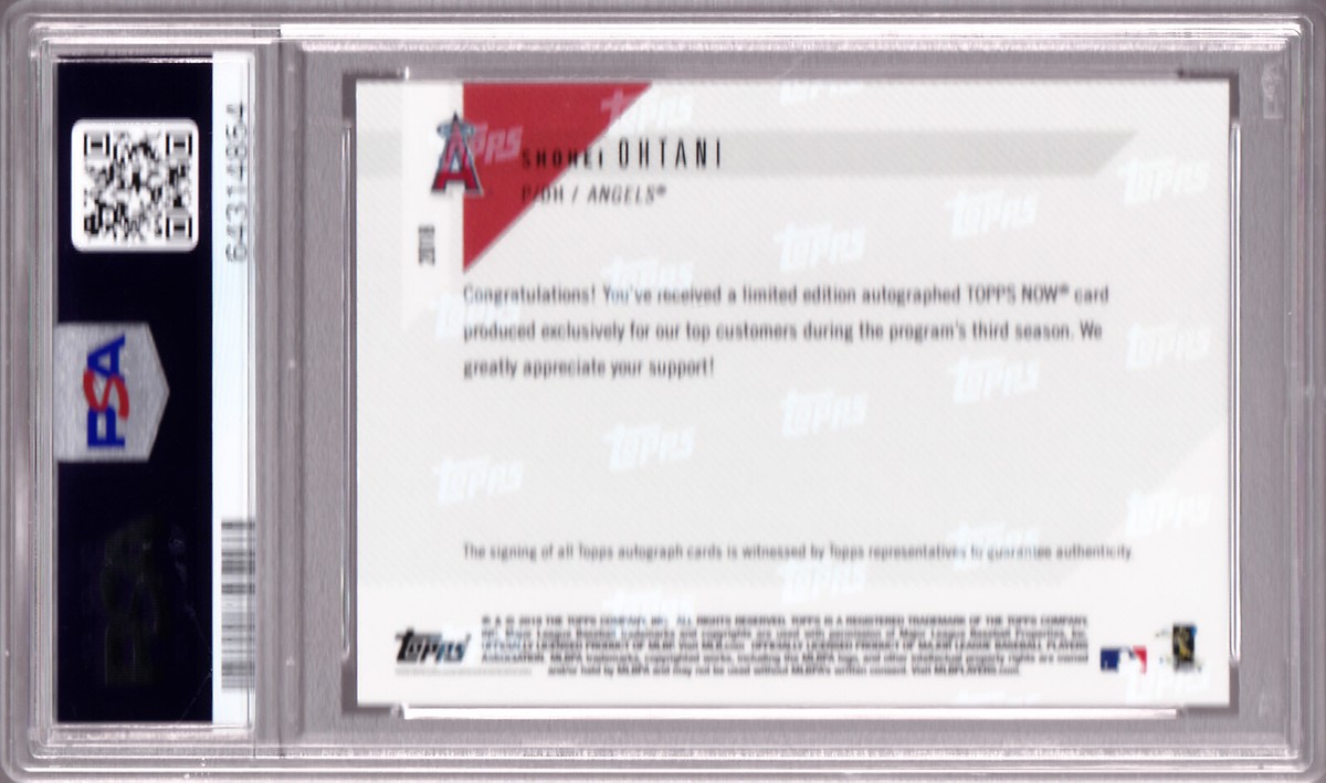 Shohei Ohtani Angel Autograph 2019 Topps NOW Platinum Member Shohei Ohtani Angel Autograph 2019 Topps NOW Platinum Member