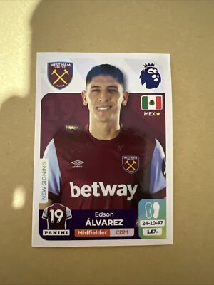 Edson Alvarez Panini PL 2024 Sticker # 594. Neu