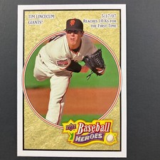 Tim Lincecum 2008 Upper Deck Baseball Heroes #149 San Francisco Giants