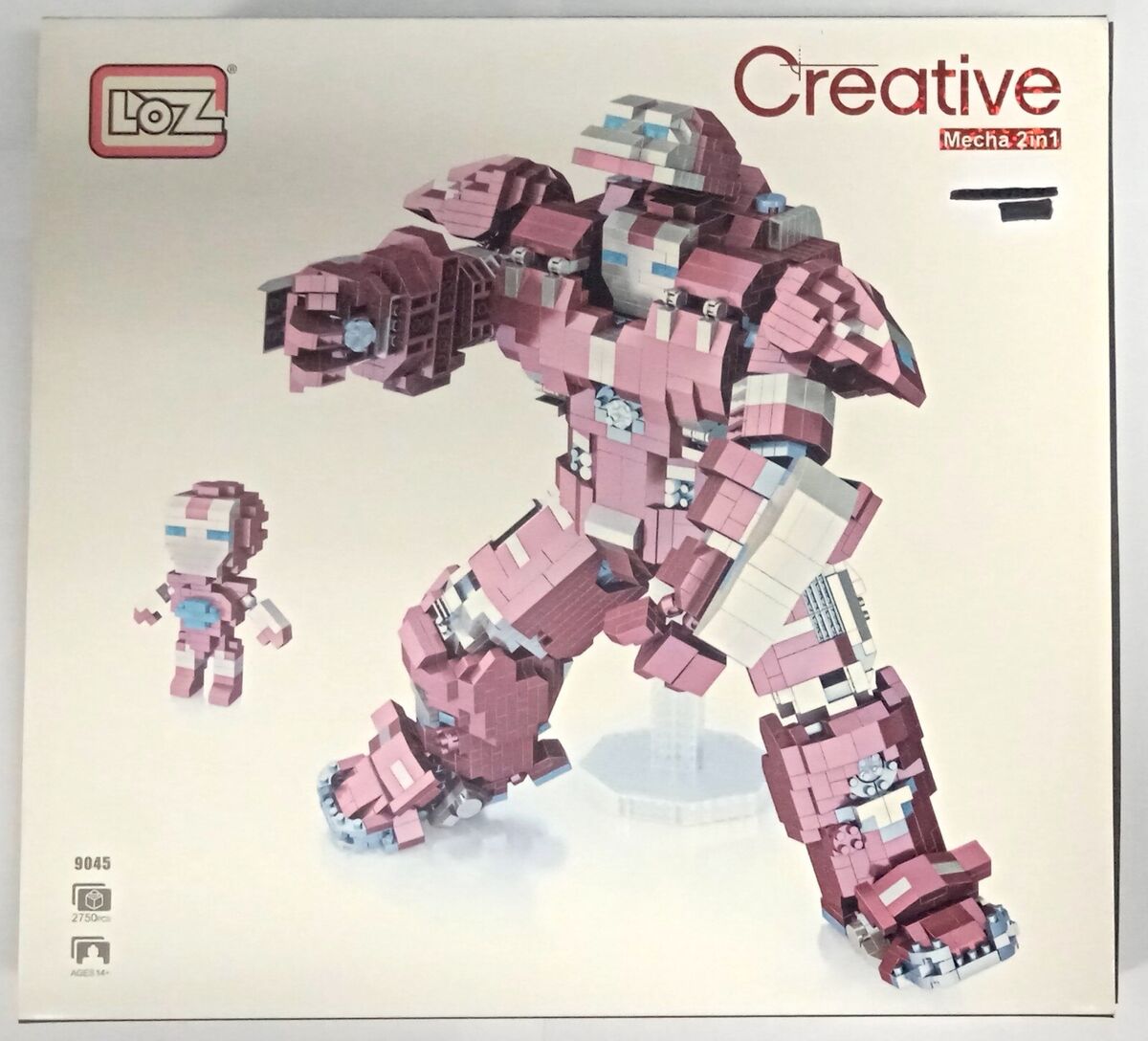 LOZ 9045 Creative Iron Man Hulk Buster Model Bricks Building LOZ 9045 Creative Iron Man Hulk Buster Model Bricks Building