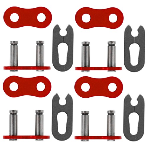 Caltric 520 Chain Master Link For Motorcycle Bike ATV Connecting Link Red - Picture 7 of 8