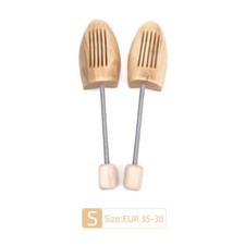 NNEDSZ Small Wooden Spring Shoe Tree Stretcher, Size EUR 35-38 One pair 