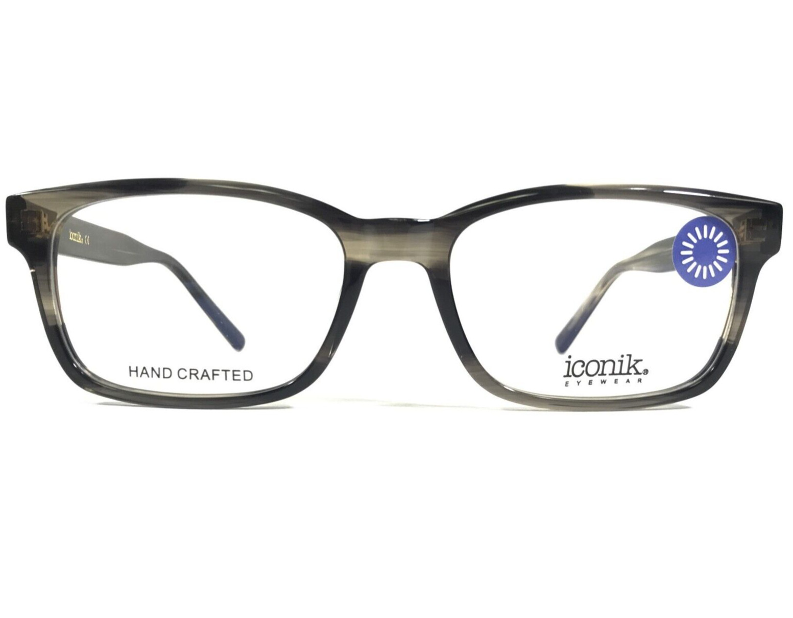 Оправа для очков Iconik WILL C3 Коричнево-серая Роговая квадратная с полной оправой 54-18-150