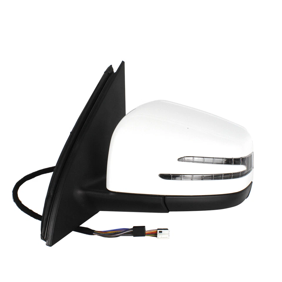 Driver Side Mirror For Mercedes W166 ML350 ML63 AMG White Painted 12Pins Foto 2 de 4