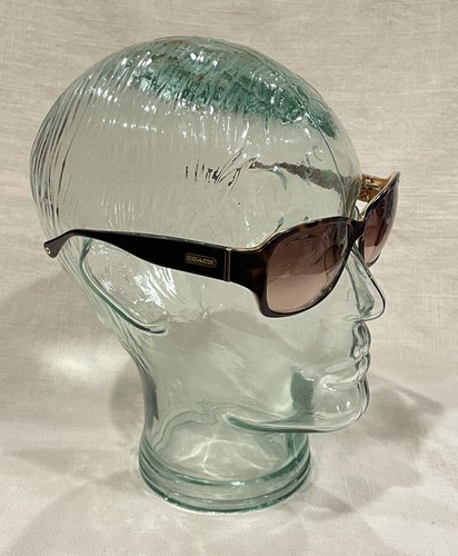 COACH NEW YORK “PEONY” S471 Dark Brown Tortoise Sunglasses Frame 59-16-125 - Picture 2 of 17