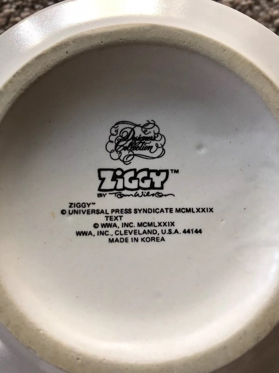食器 ziggy ZIGGY by Tom Wilson 1979 Set Of 2 Vintage Stoneware Mug