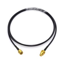 SMA Male to SMA Female Extension Cable Bulkhead Mount RG174 1m Antenna Cable
