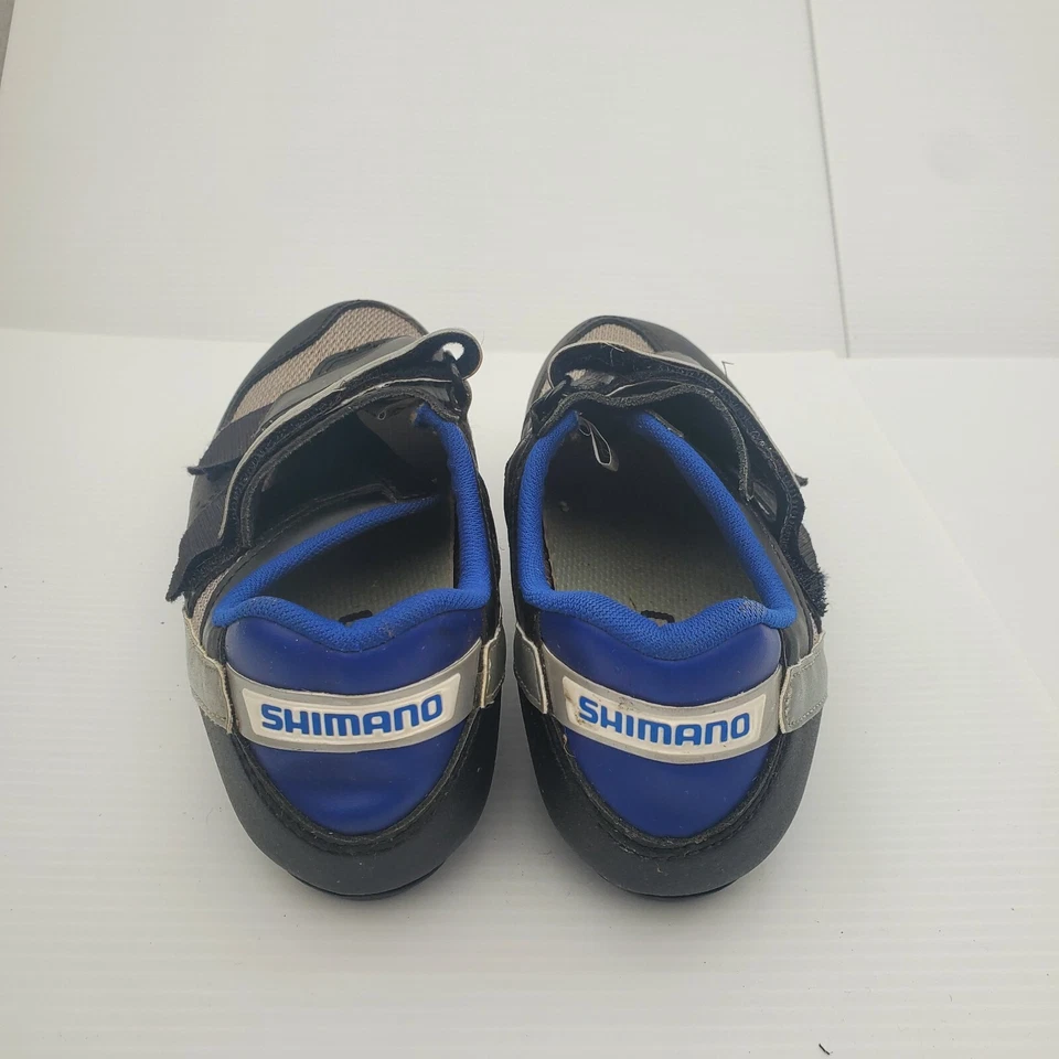 Shimano T120 Mens 6 Womens 7 to 7.5 EU 39 Cycling Shoes Black Hook & Loop SPD - Image 3 of 4