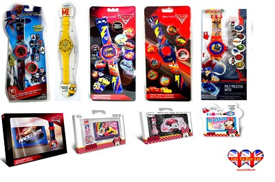 Kinderuhr Kinder Multi Projektor Uhr Geldbörse, Mädchen Jungen Uhr, Offiziell 