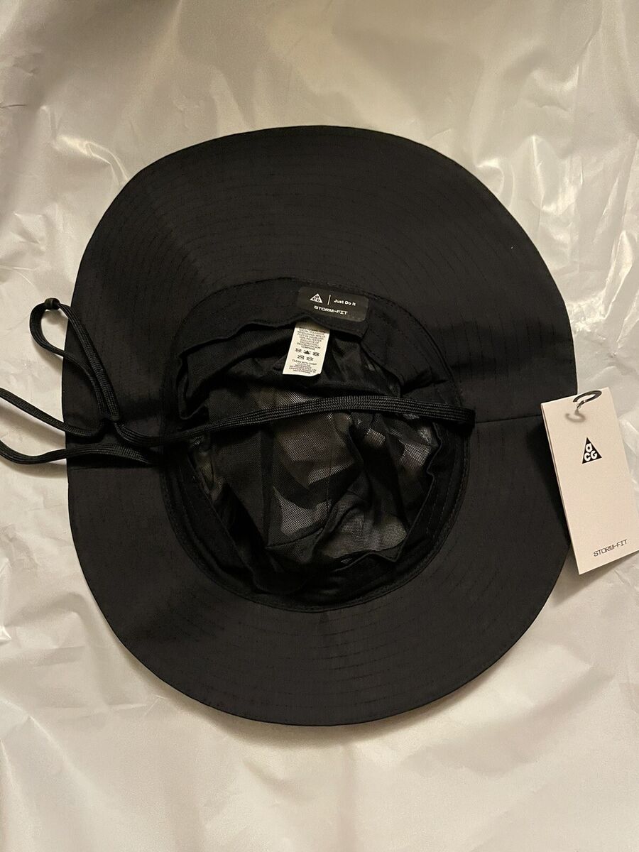 Nike ACG Storm Fit Black Bucket Weather Resistant Hat DV5576 Nike ACG Storm Fit Black Bucket Weather Resistant Hat DV5576