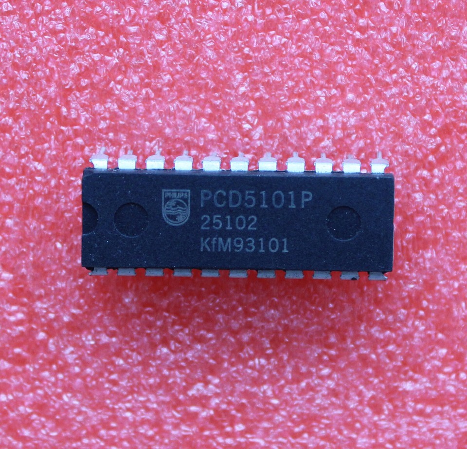 50Pcs PCD5101 PCD5101P Philips DIP22 Ic New Lu