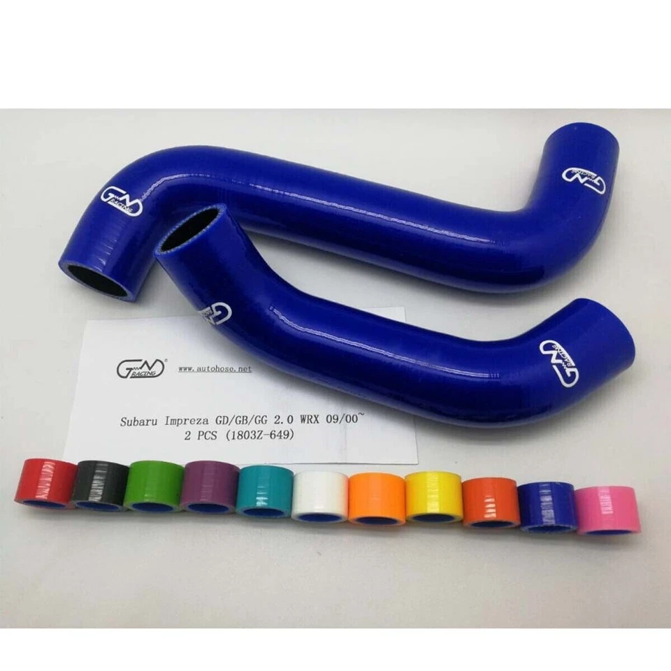 Kit de manguera de radiador de silicona Fit 2000-2009 Subaru Impreza WRX STI GD GB GG 2.0 2.5 Foto 3 de 4