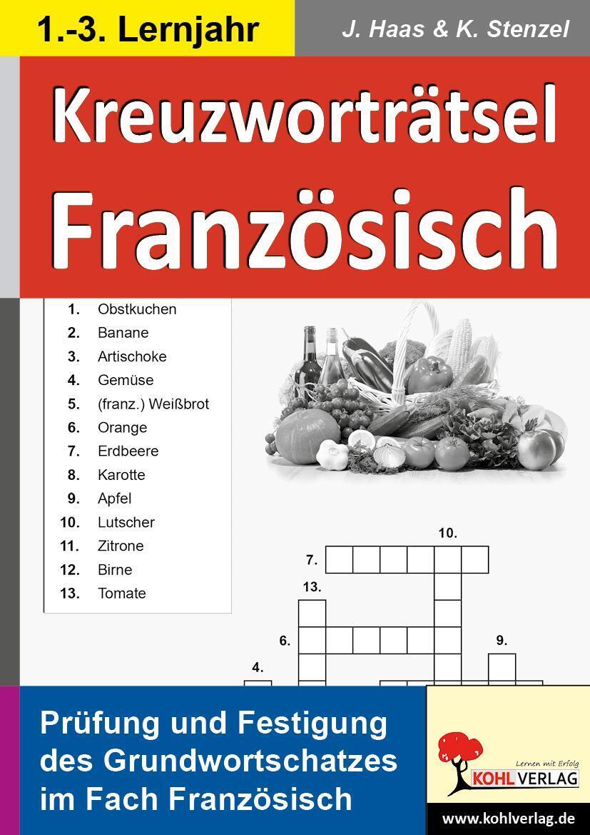 Thumbnail - Kreuzworträtsel Französisch | Prüfung Und Festigung Des