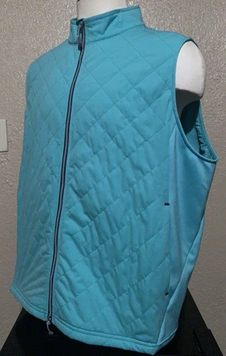 NEW Peter Millar Crown Sport Men's 2XL Lily Pad Fuse Elite Hybrid Golf Vest XXL image 3