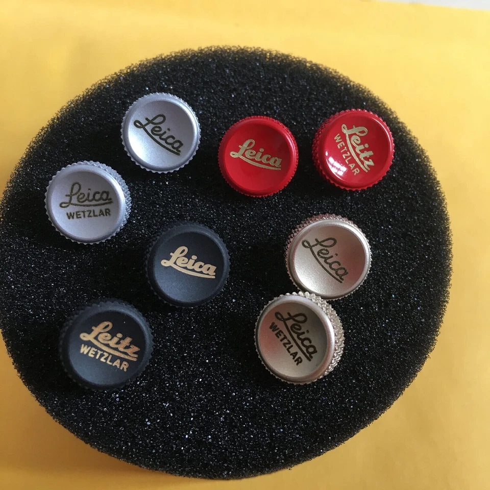 11mm Soft Release Buttons for Leica M, 2pcs , Black/Red - Image 3 of 3