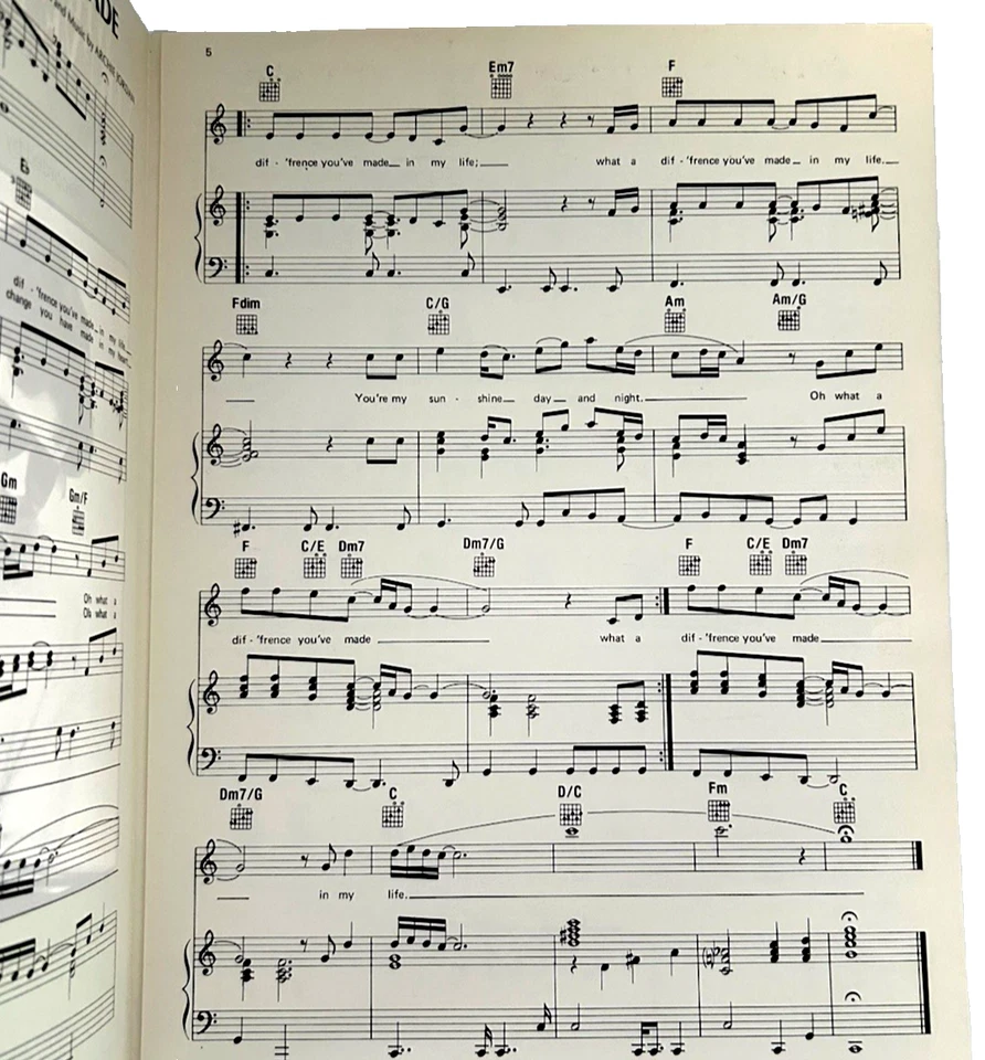 What A Difference You've Made In My Life - Ronnie Milsap Sheet Music 1983 - Image 4 of 4