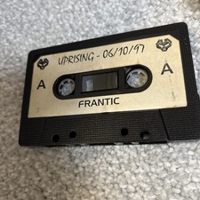 uprising tape cassette paulo frantic 06/10/97 dizstruxshon rave