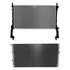 For Ford Mustang 2015-2016 iD Select BNDL-454816 Radiator & Condenser Kit