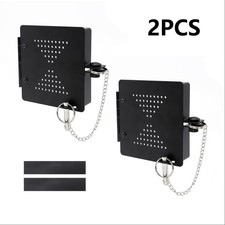 4 Inch Square Bumper Ends for RV Trailers Fits Most Standard Bumpers Alloy