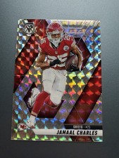 2025 Panini Mosaic Jamaal Charles #18 Silver Mosaic Prizm Kansas City Chiefs