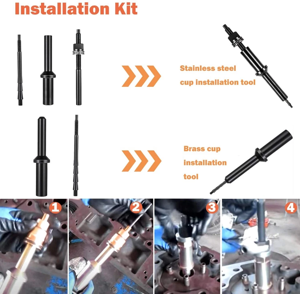 Boquilla inyectora/taza/manguita/tubo removedor y herramienta instaladora para camión Volvo Mack Foto 3 de 4