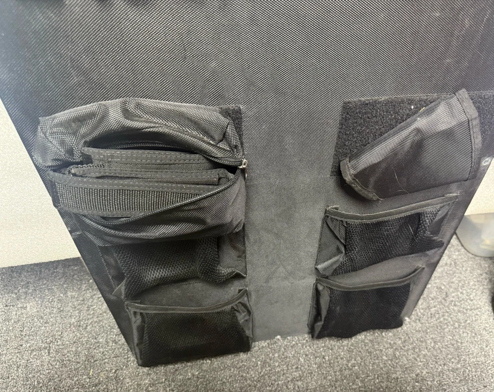 Puerta segura para pistola apilable con fundas, bolsas, bolsillos, más 46 pulgadas x 20 pulgadas Foto 3 de 4