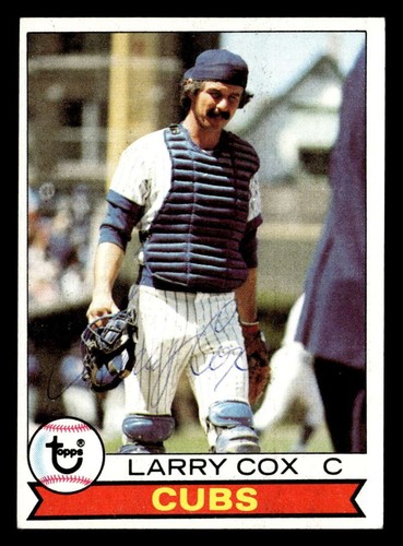 1979 Topps Larry Cox #489 Chicago Cubs Signed/Auto SX2705