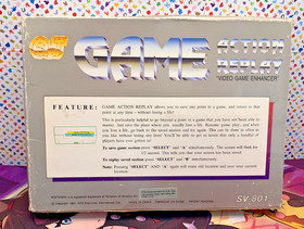 QJ action replay for NES complete in box CIB SV 108