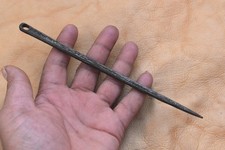 Handmade blacksmith damascus steel spike hand forged fid spiral sailing tool