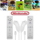 2 Pack 2in1 Motion Plus Remote and Nunchuck Controllers for Wii & Wii U Wiimote