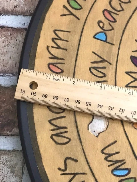 TABLE TALK 18" LAZY SUSAN 2015 STUDIO BY DEMDACO FROM ARTIST SHARON FELDSTEIN - Image 4 of 4