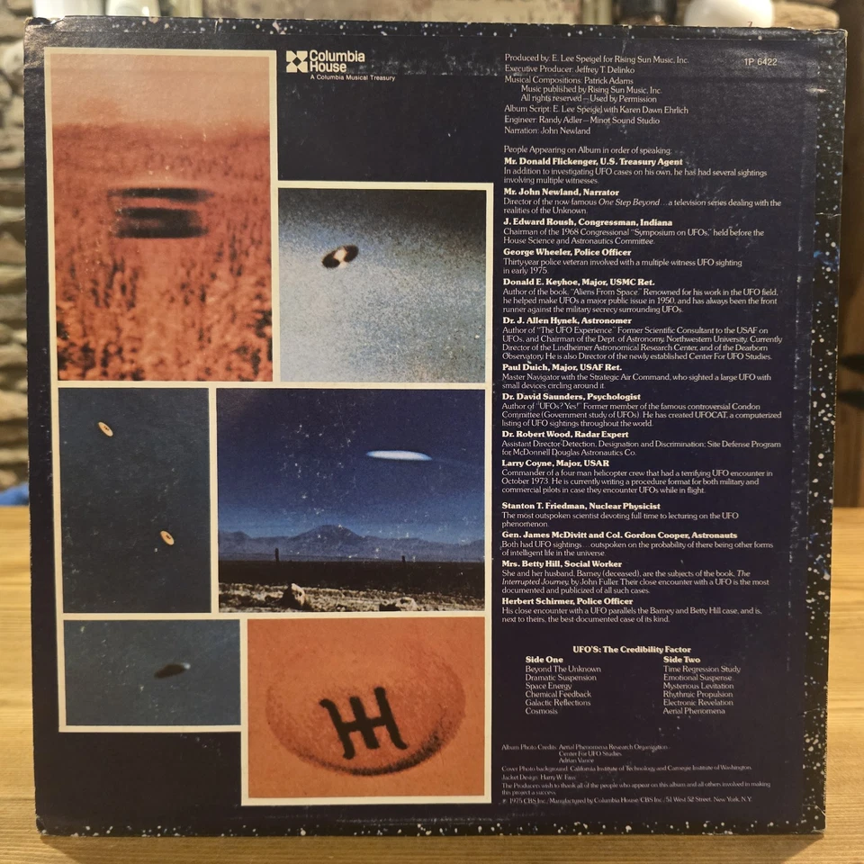 RARE UFOs: The Credibility Factor (1980) Vinyl LP SVG Cleaned & Tested - Image 2 of 4