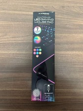 Multicolor LED RGB Gaming Mouse Pad 10 Selectable Color Modes Brand New