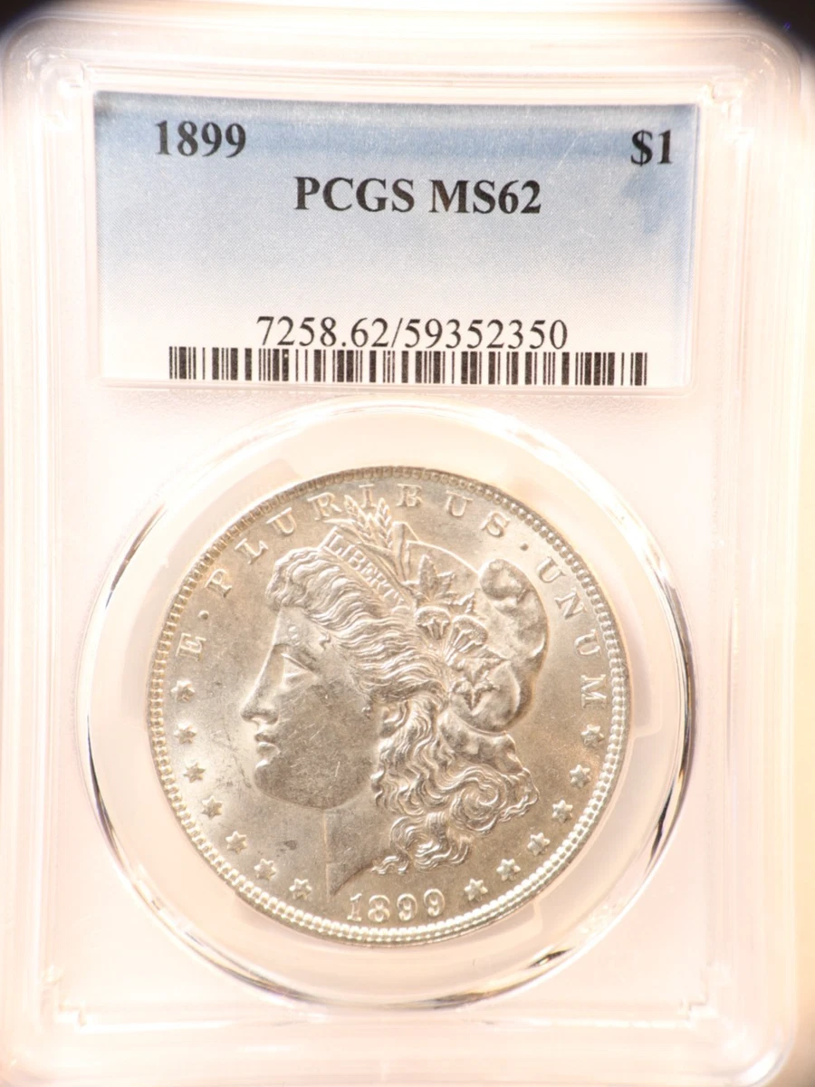MS 62 Graded 1899 Year Morgan US Dollars (1878-1921) for sale | eBay