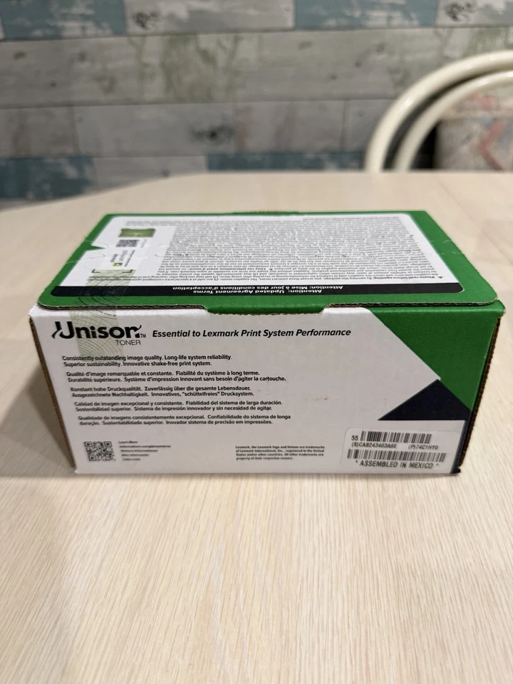Cartucho de tóner genuino Lexmark 74C1HY0 amarillo de alto rendimiento (NUEVO SELLADO) Foto 3 de 4