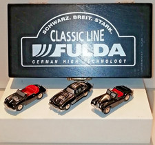 Schuco Piccolo Set 1:90 Classic Line Fulda Porsche Jaguar Mercedes Holzbox