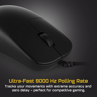 OP1 8K V2 Black – Esports Gaming Mouse with Cable, 30K DPI Optical