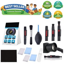 Camera Lens Cleaning Kit - Air Blower, 2in1 Lens Cleaning Pen, Cleaning Brush...