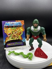KING HISS 100% Complete *VERY NICE* Vintage Masters of the Universe He-Man Comic