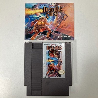 Castlevania III: Dracula s Curse (Nintendo NES) Authentic Cart + Manual TESTED