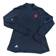 IU Indiana University Hoosiers Adidas 1/4 Zip Pullover Women s Size XS