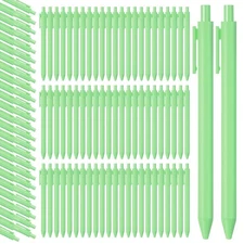 100 Pcs Ballpoint Pens Retractable Comfortable Cute Stylish Writing Pens in M...