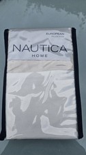 Nautica Saybrook Beige Cotton European Pillow Sham