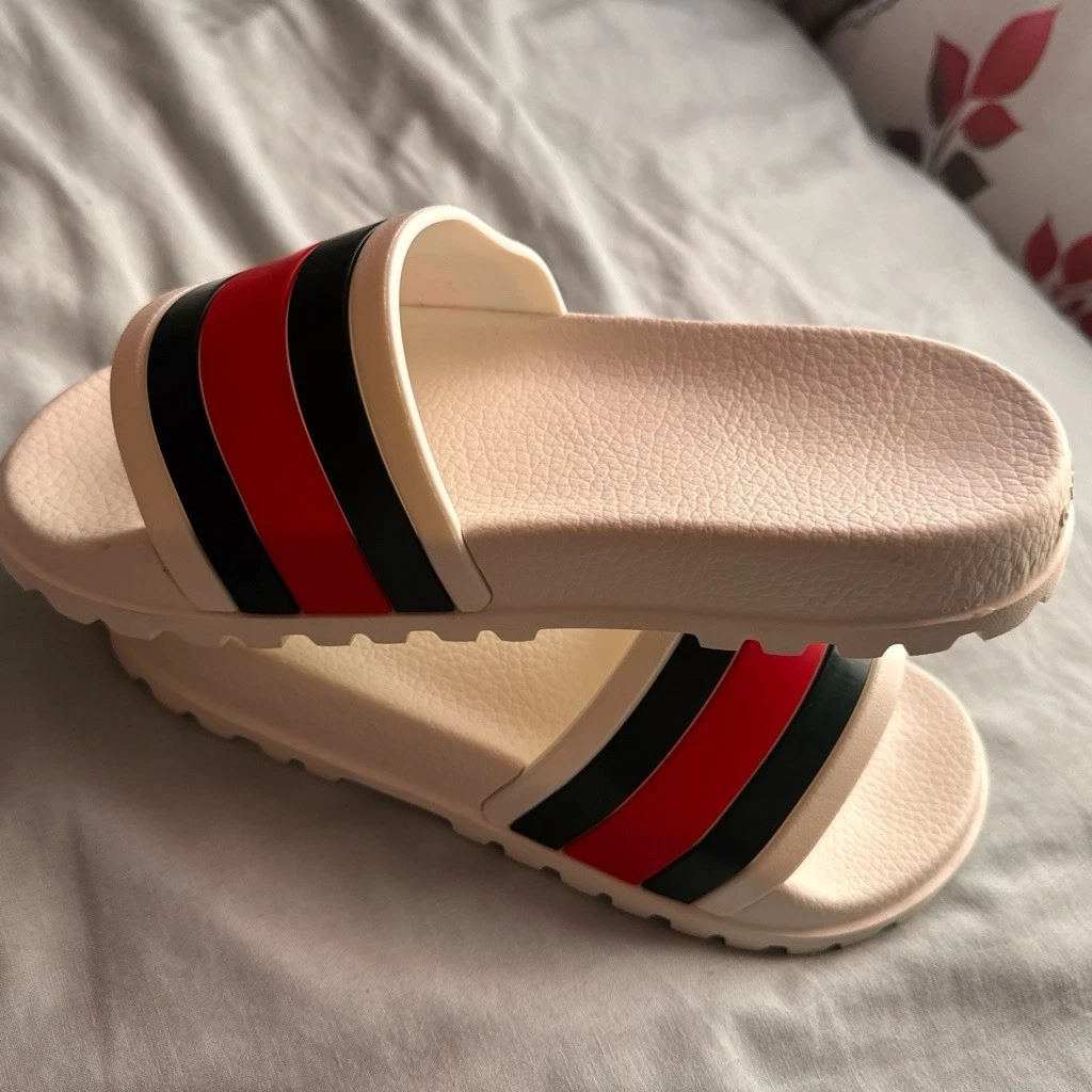 Gucci Red Slide Sandals for Men for sale | eBay display picture 2